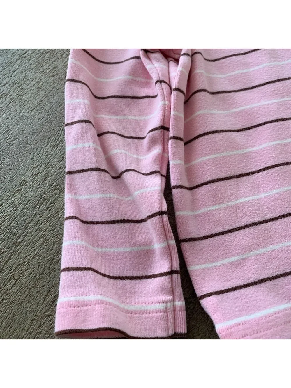 Gymboree Pink and Brown Striped Turtleneck